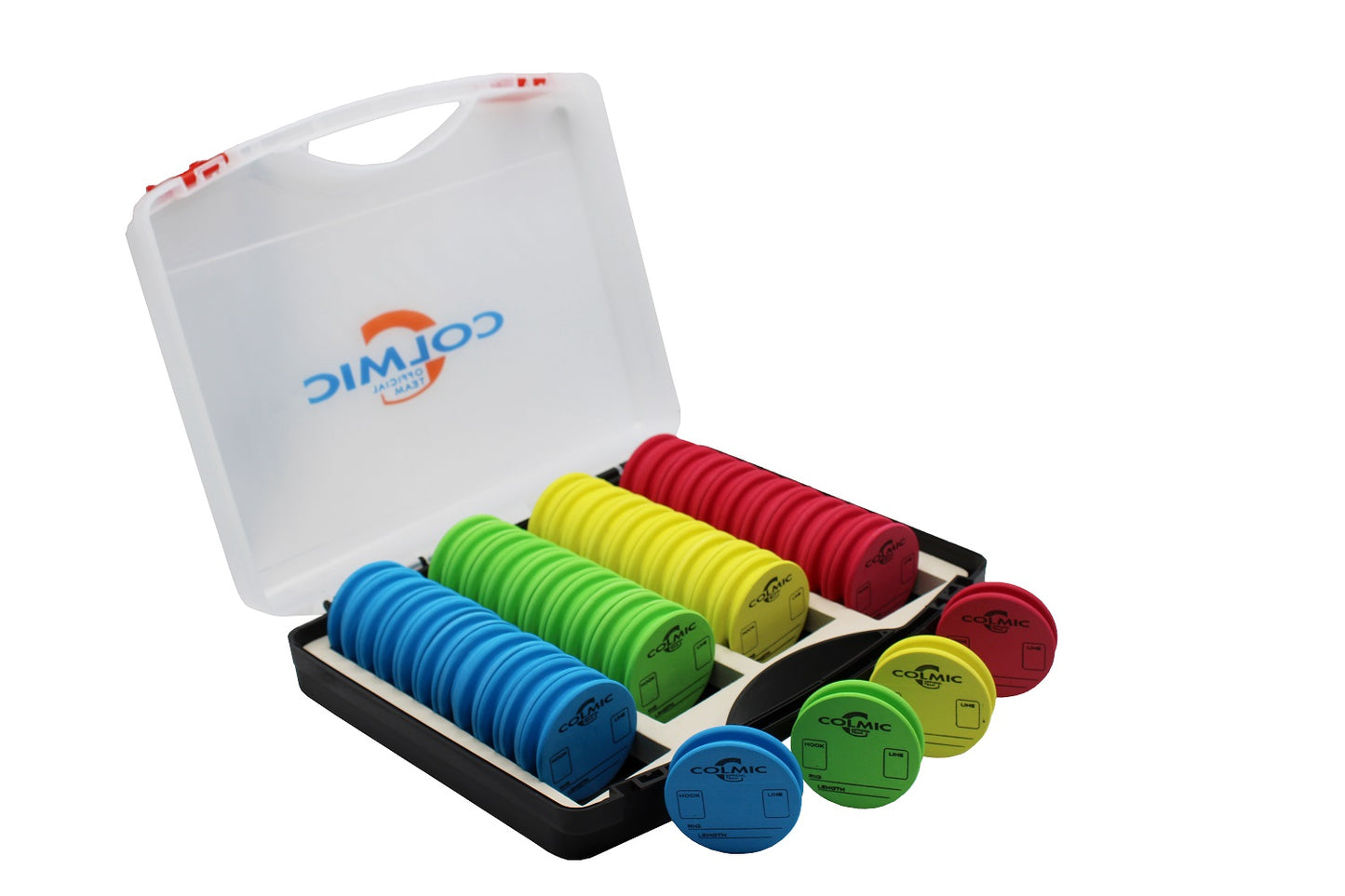 Valigetta con 46 ruzzole diam.6,5 Colmic