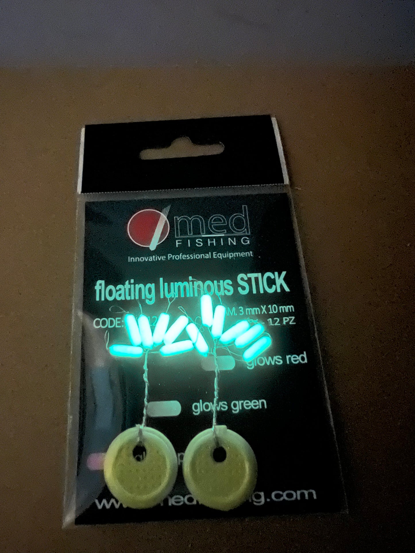Float Luminous stick 3mmx10mm MED FISHING