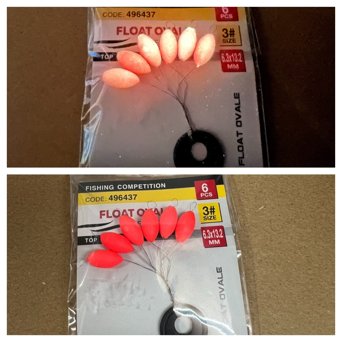 Float ovale 6,3mmx13,2mm Sele