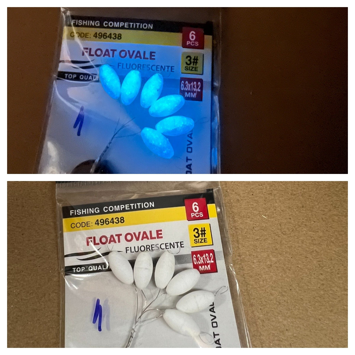Float ovale 6,3mmx13,2mm Sele