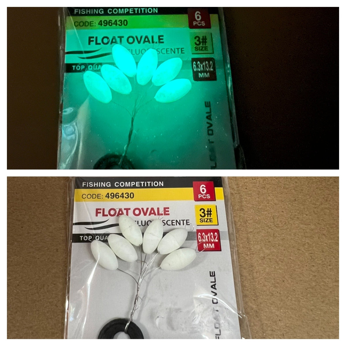 Float ovale 6,3mmx13,2mm Sele