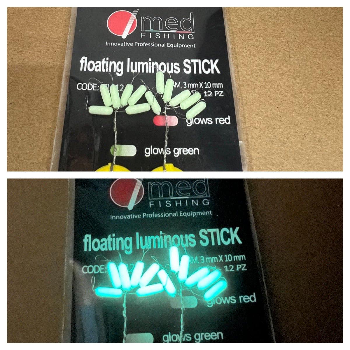 Float Luminous stick 3mmx10mm MED FISHING