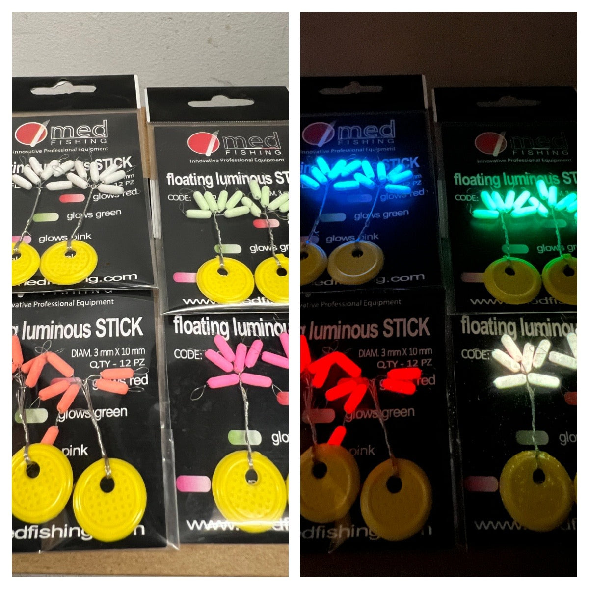 Float Luminous stick 3mmx10mm MED FISHING
