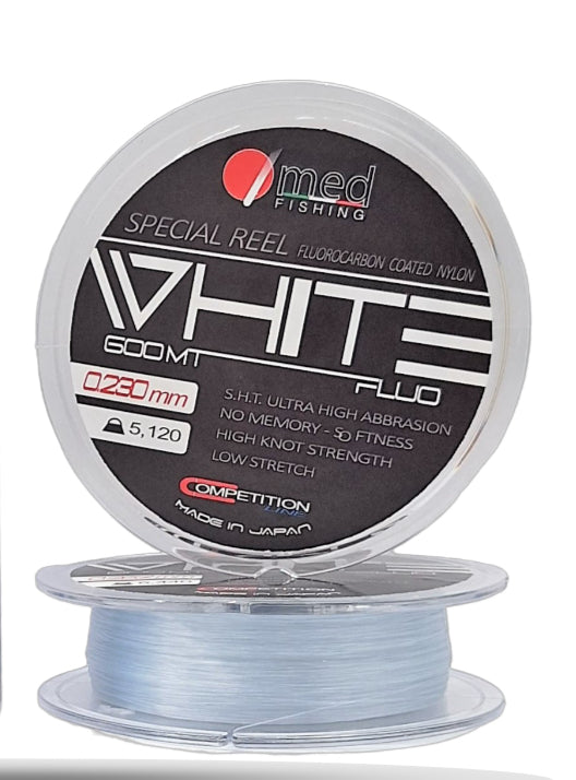 White Fluo 600mt. Med Fishing