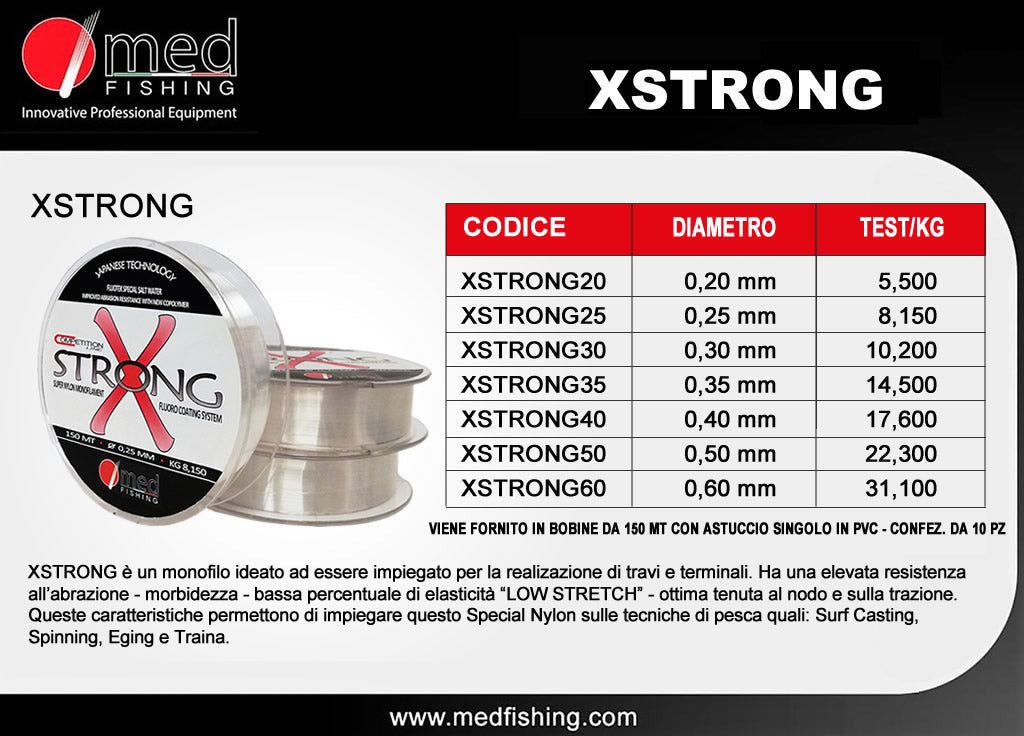 X-Strong 150 mt Med Fishing