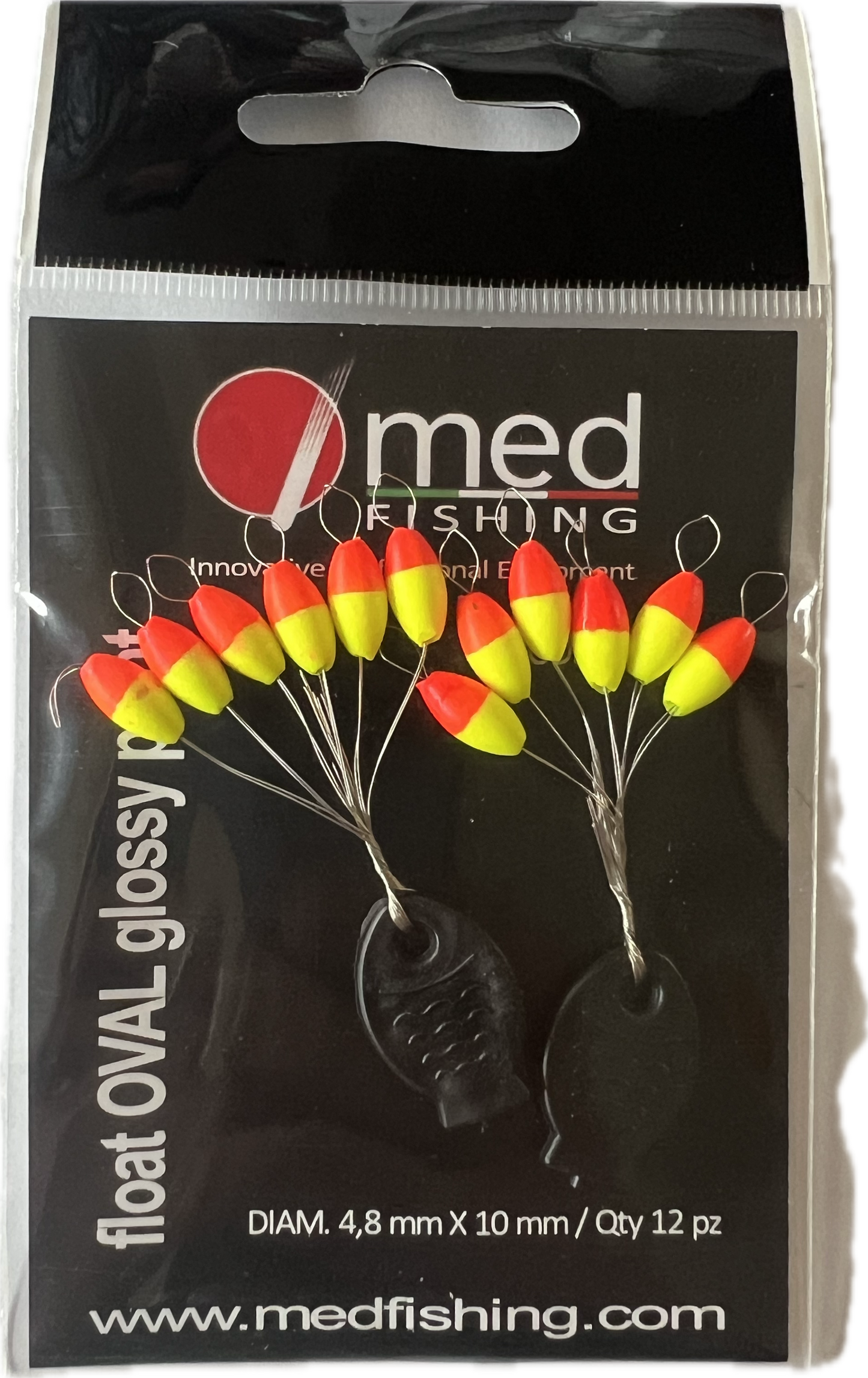 Float Oval Glossy Paint 4,8x10mm MED FISHING