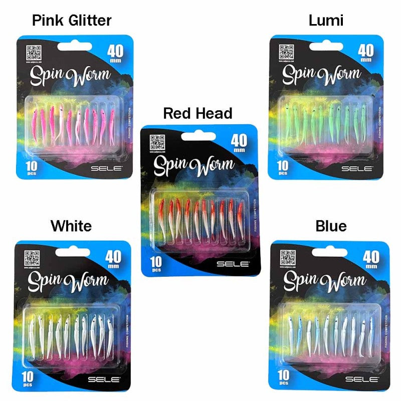 Spin Worm Code Di Rondine 4cm Sele