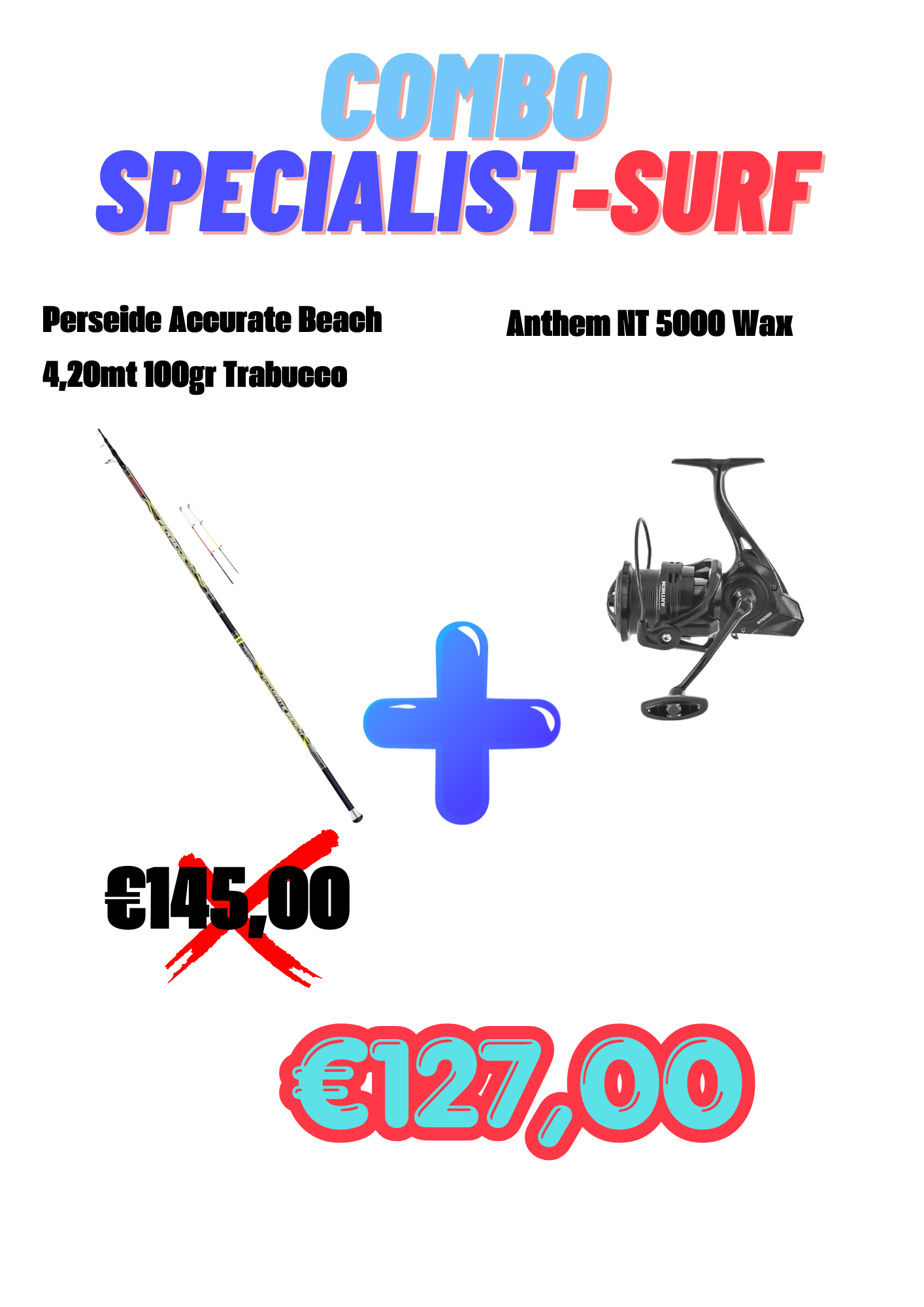 COMBO SPECIALIST SURF PERSEIDE BEACH + ANTHEM 5000