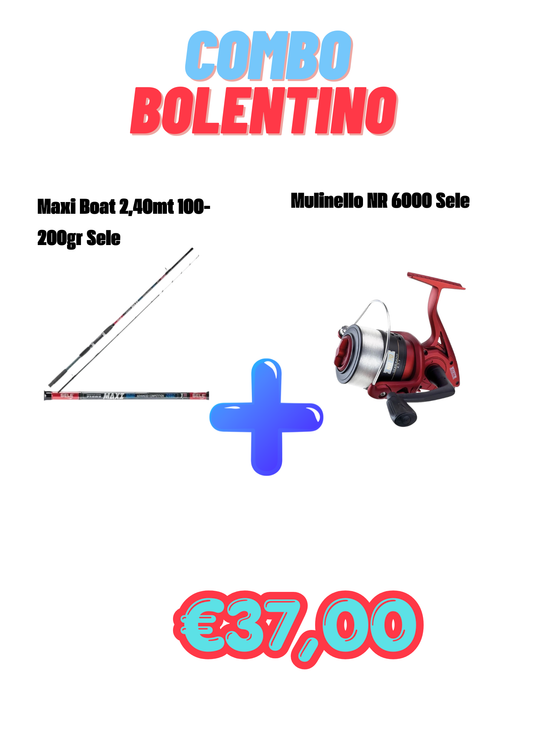 COMBO BOLENTINO MAXI BOAT + NR 6000
