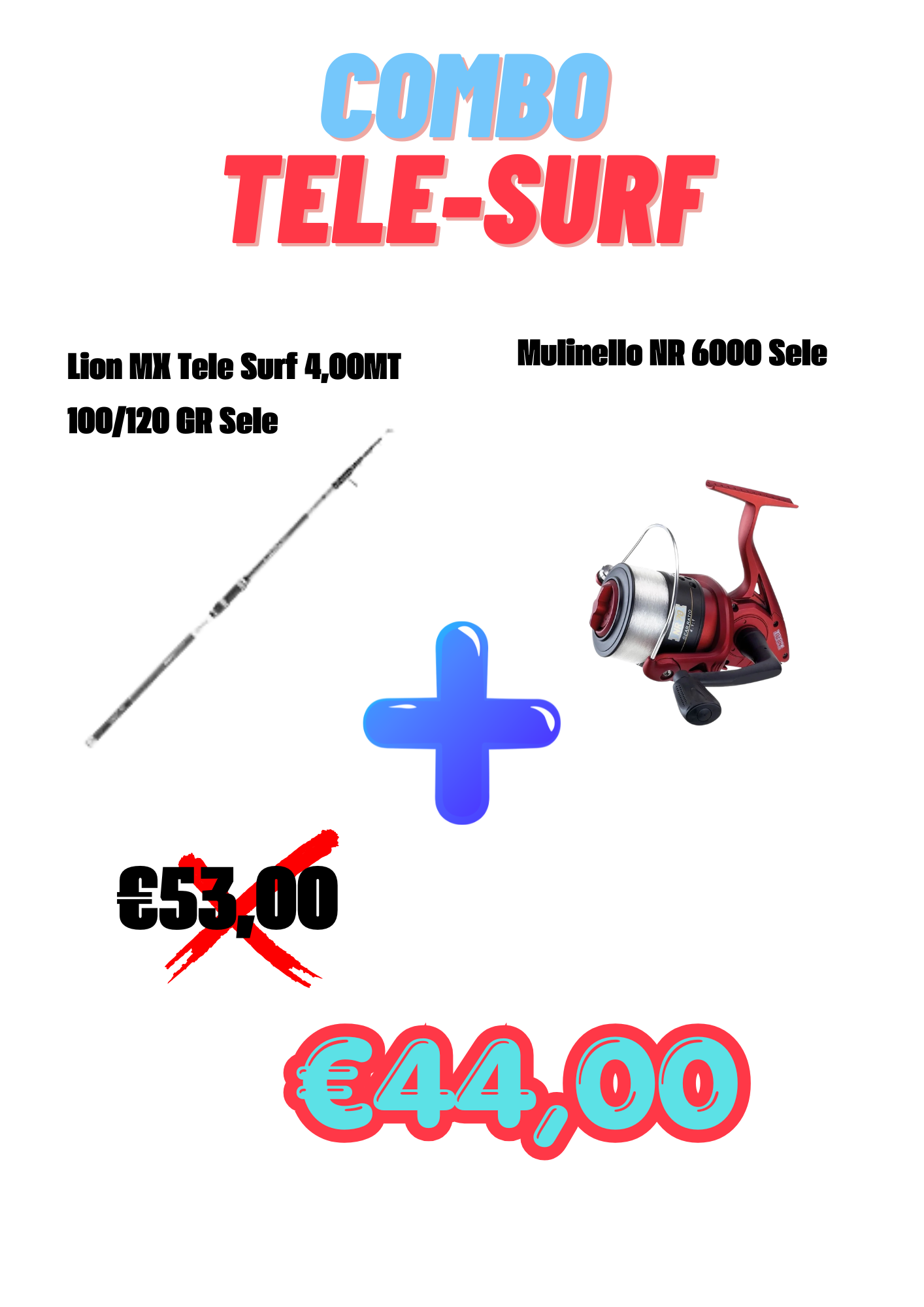 COMBO TELE SURF LION MX + NR 6000
