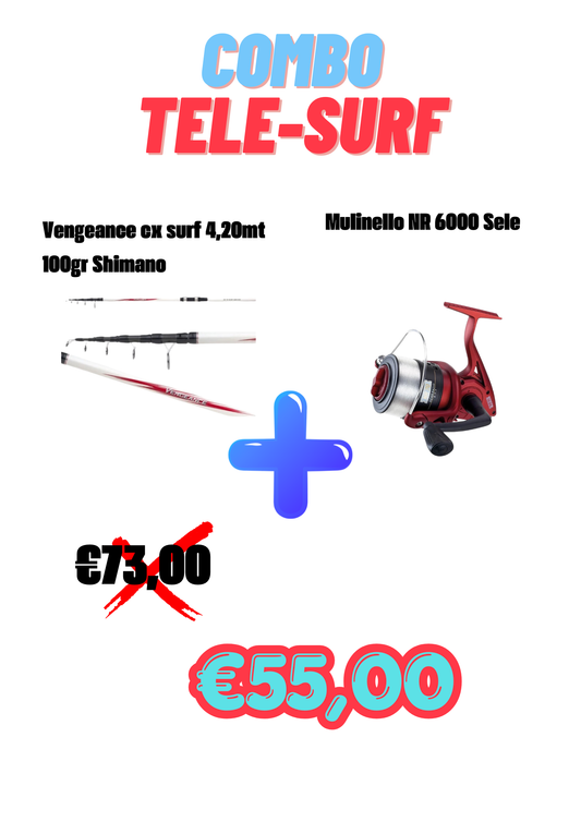 COMBO TELE SURF VENGEANCE CX + NR 6000