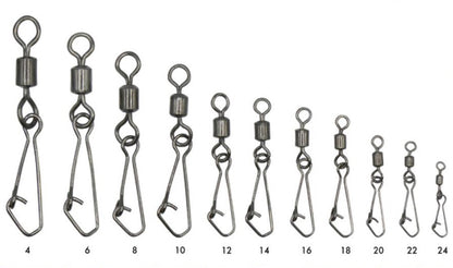 Moschettone hooked con girella