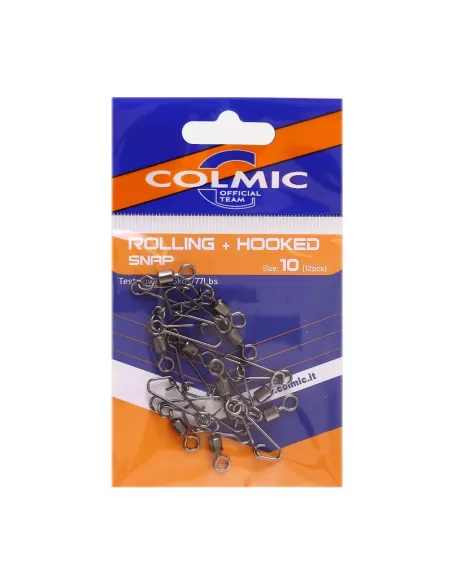 Moschettone hooked con girella