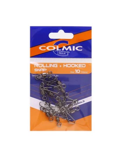 Moschettone hooked con girella