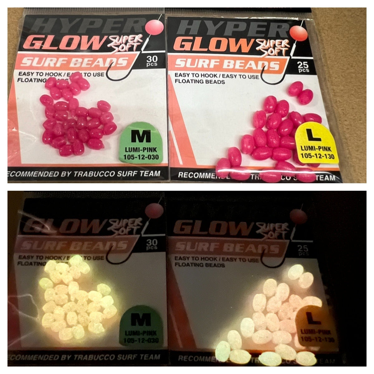 Hyper Glow Surf Beads Trabucco