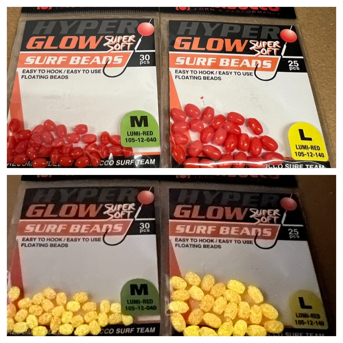 Hyper Glow Surf Beads Trabucco
