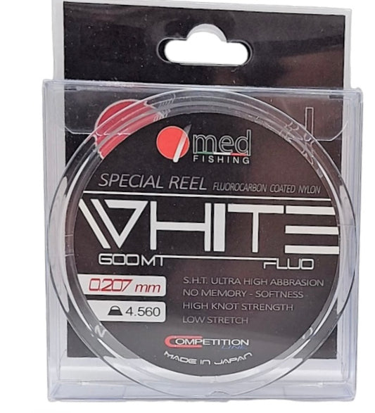 White Fluo 600mt. Med Fishing