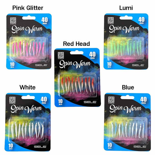 Spin Worm Code Di Rondine 4cm Sele