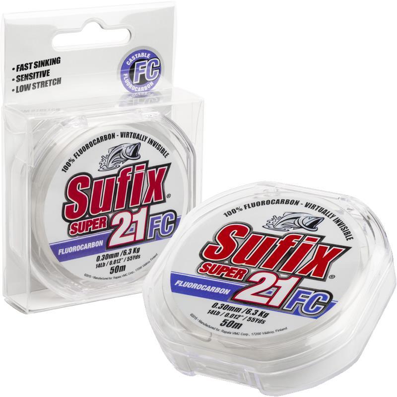 Super 21 FC FluoroCarbon 50mt Sufix