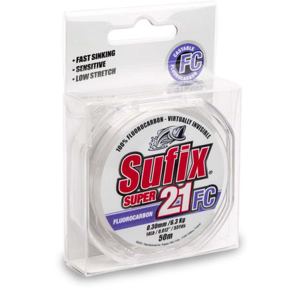 Super 21 FC FluoroCarbon 50mt Sufix